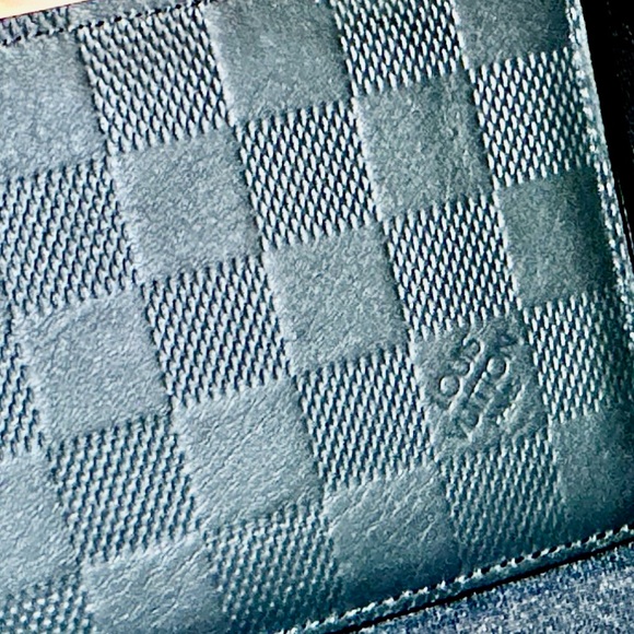 Louis Vuitton Portefeuille Multiple Bifold Wallet /Black/ Damier Infini Leather - Picture 8 of 14